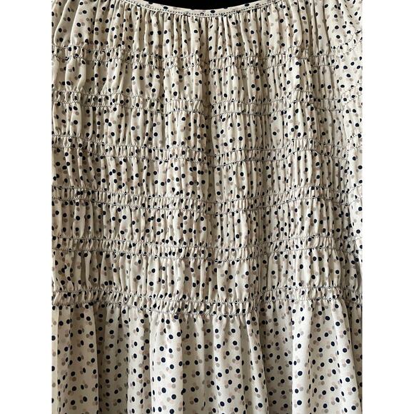 MAX Edition Polka Dot Off-Shoulder Top Sz M - Picture 6 of 7